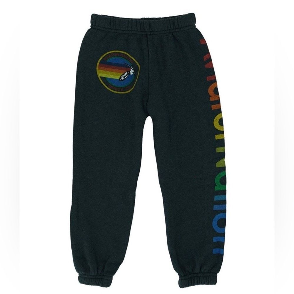 NWOT GREY KID'S AVIATOR NATION LOGO SWEATPANTS - CHARCOAL